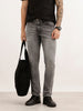 Slim Fit Heavy Faded Denim Jeans | Dark Grey | WUJN2632F