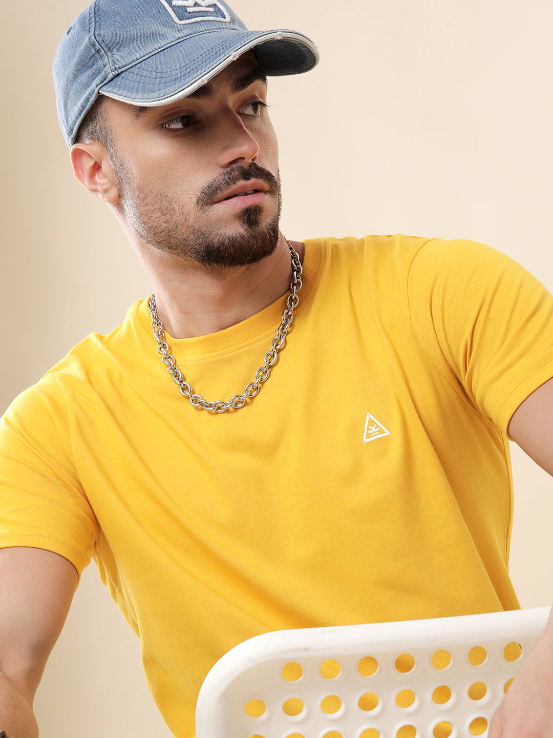 Sunny Yellow Crew Neck T-Shirt