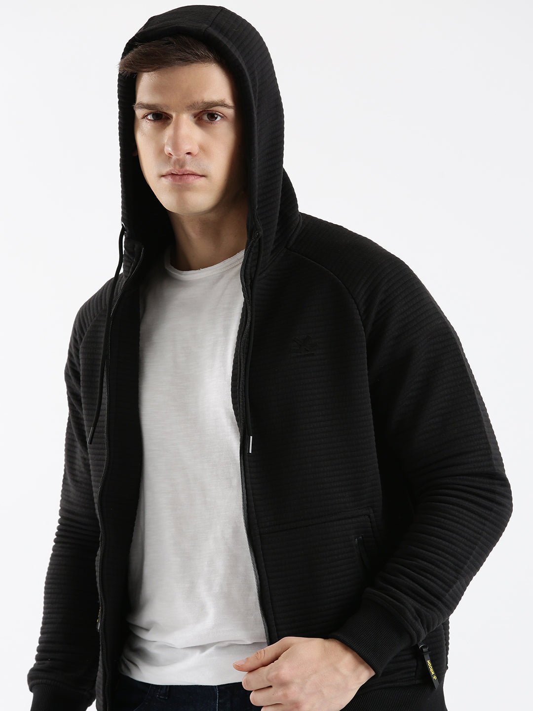 Hooded Abstract Jacket