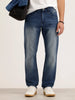Relaxed Fit Faded Denim Jeans | Light Blue