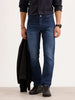 Slim Fit Faded Denim Jeans | Blue