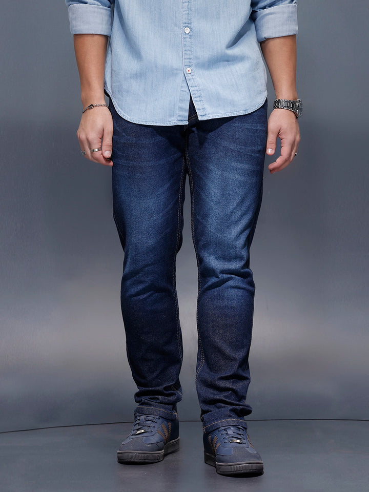 Casual Slim Fit Denim Jeans  | Blue