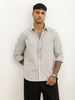 Classic Slim Fit Checkered Shirt | White