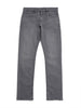 Casual Solid Grey Slim Fit Jeans