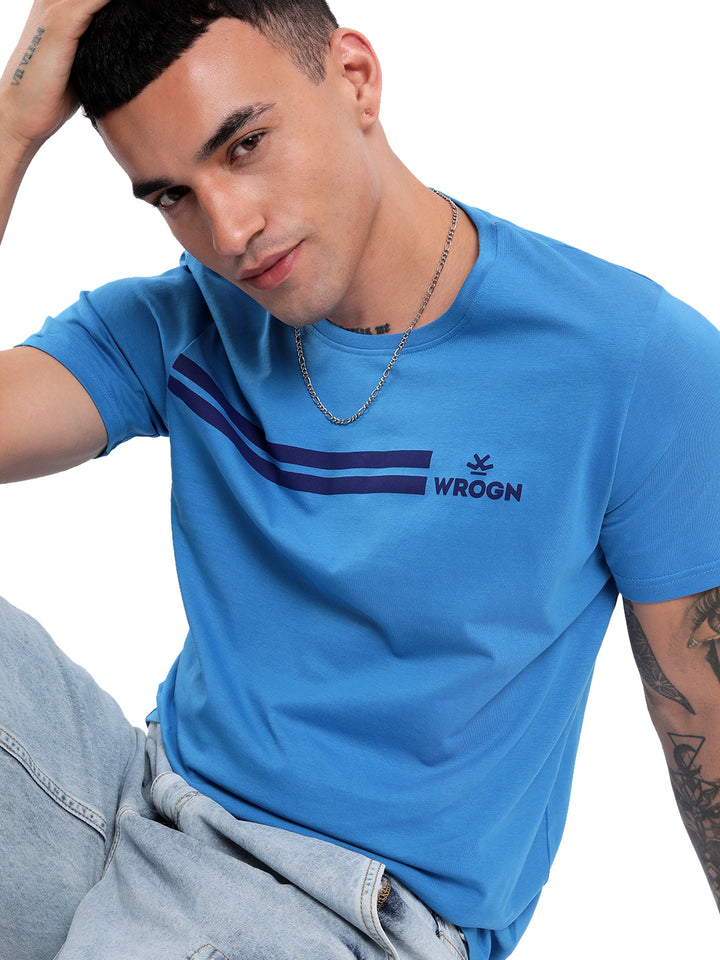 Dual Lines Crew Neck T-Shirt