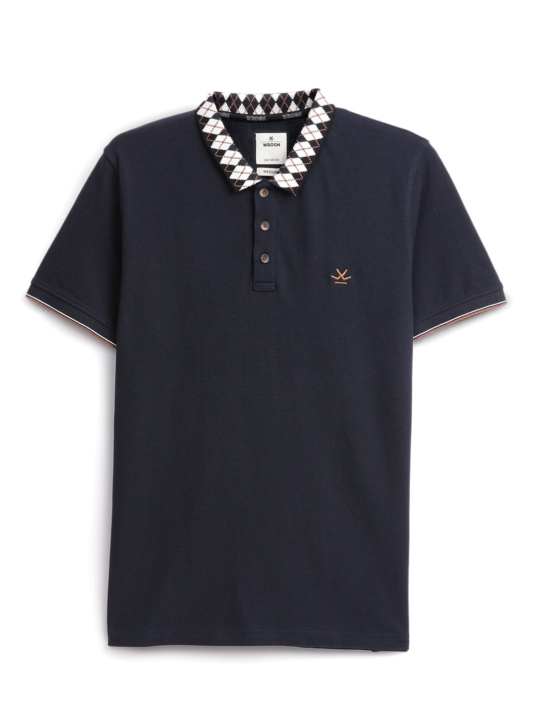 Abstract Collar Polo T-Shirt