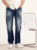 Faded Anti Fit Denim Jeans | Blue