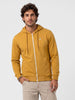 Slim Fit Placement Printed Hooded Sweatshirt | Yellow
