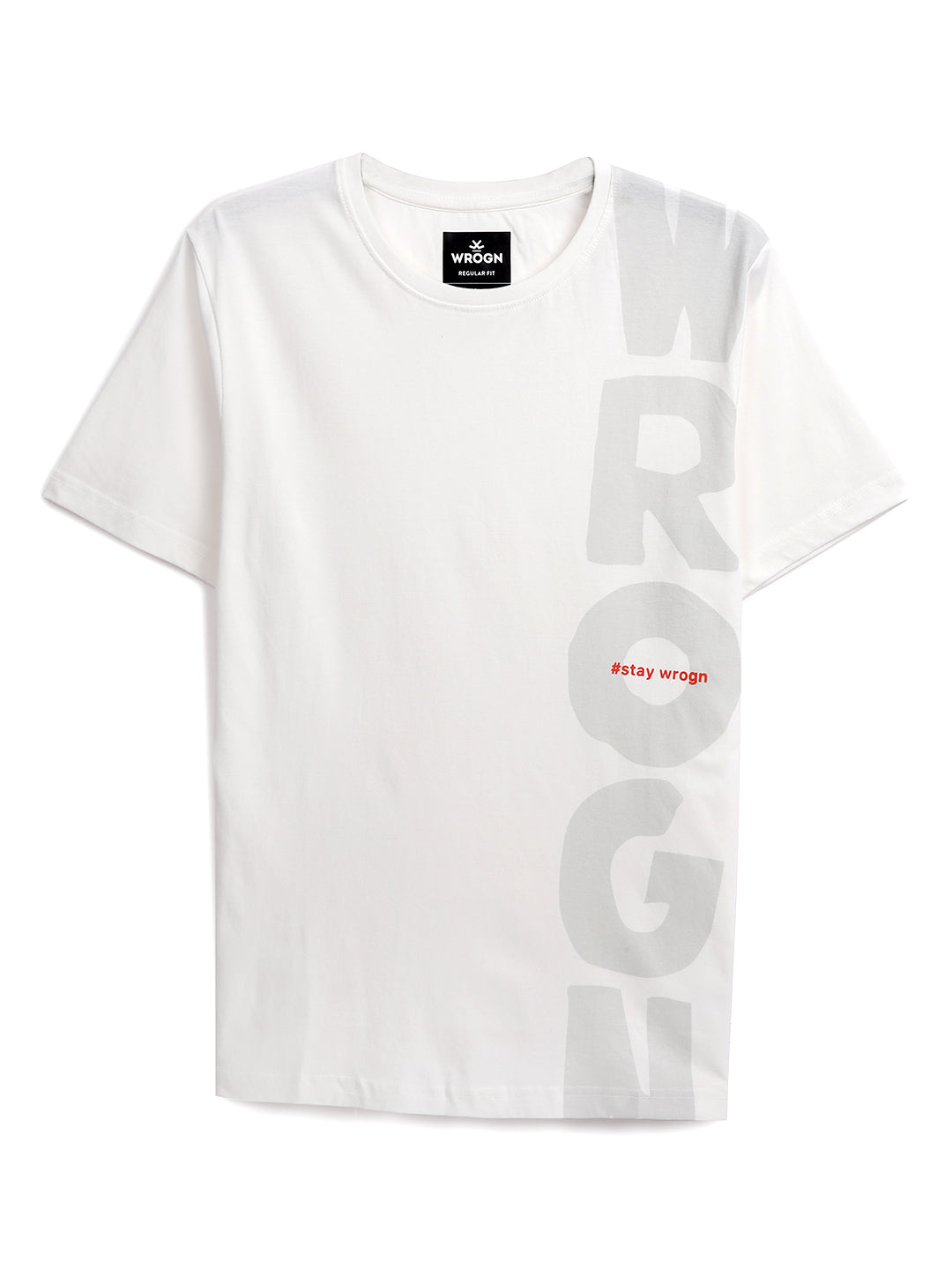 White Slim Fit Crew Neck T-Shirt