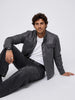 Classic Regular Fit Double Pocket Jacket | Grey | WTJK6403M
