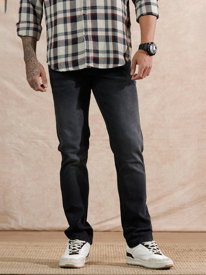 Heavy Fade Slim Fit Jeans | Black