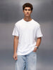 Men's Casual Oversized Tee  |  White