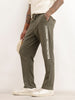 Classic Placement Printed Jogger | Olive