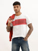 Slim Fit Placement Printed T-Shirt | White