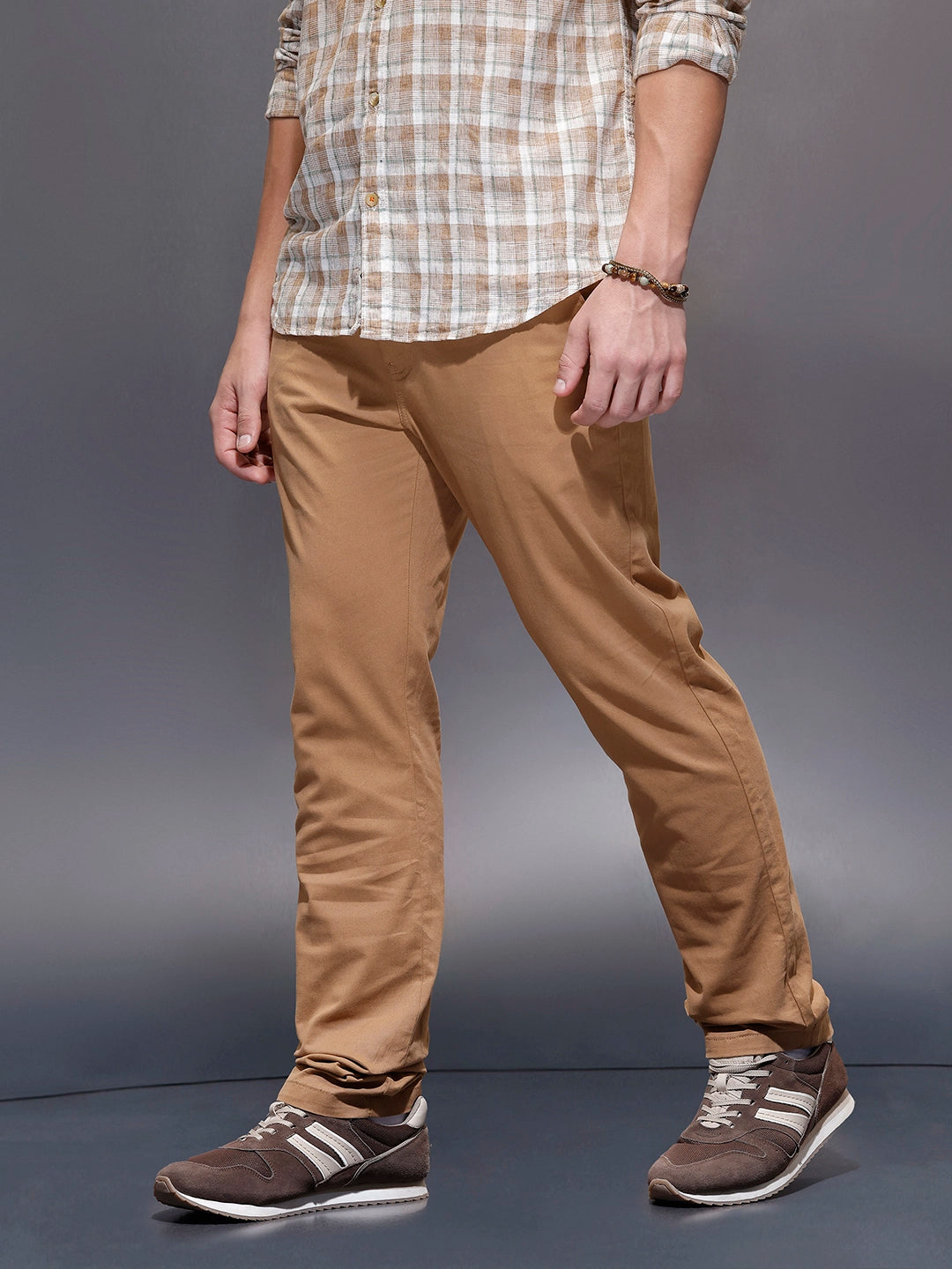 Casual Slim Fit Trouser  | Brown