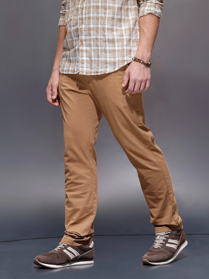 Casual Slim Fit Trouser  | Brown