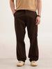 Anti Fit Solid Trouser | Brown