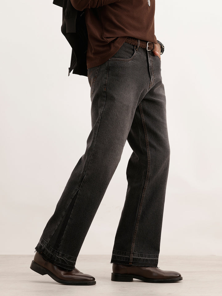 Classic Boot Cut Denim Jeans | Black