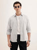 Regular Fit AOP Full Sleeved Shirt | Grey