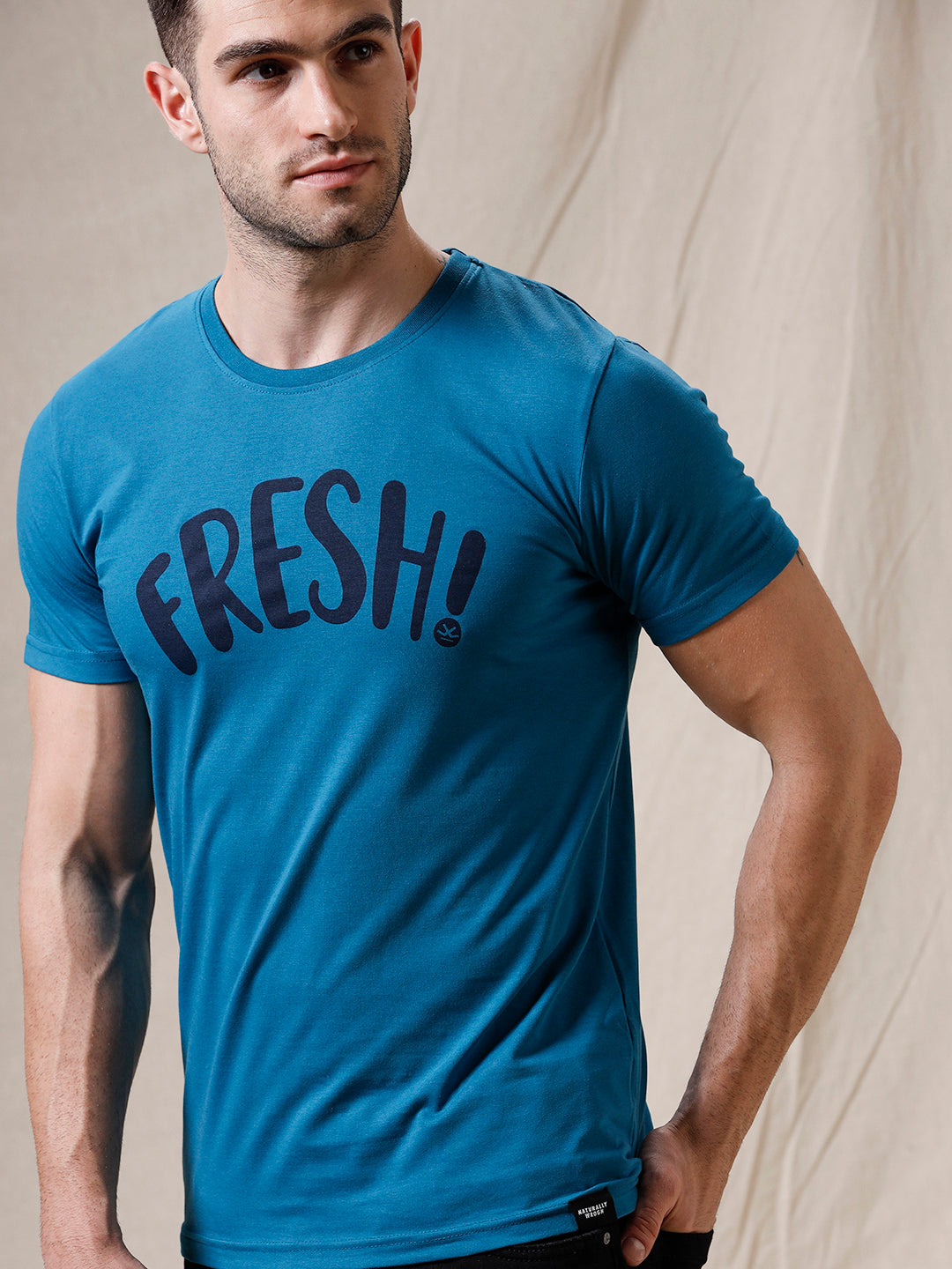 Fresh Print Teal T-Shirt
