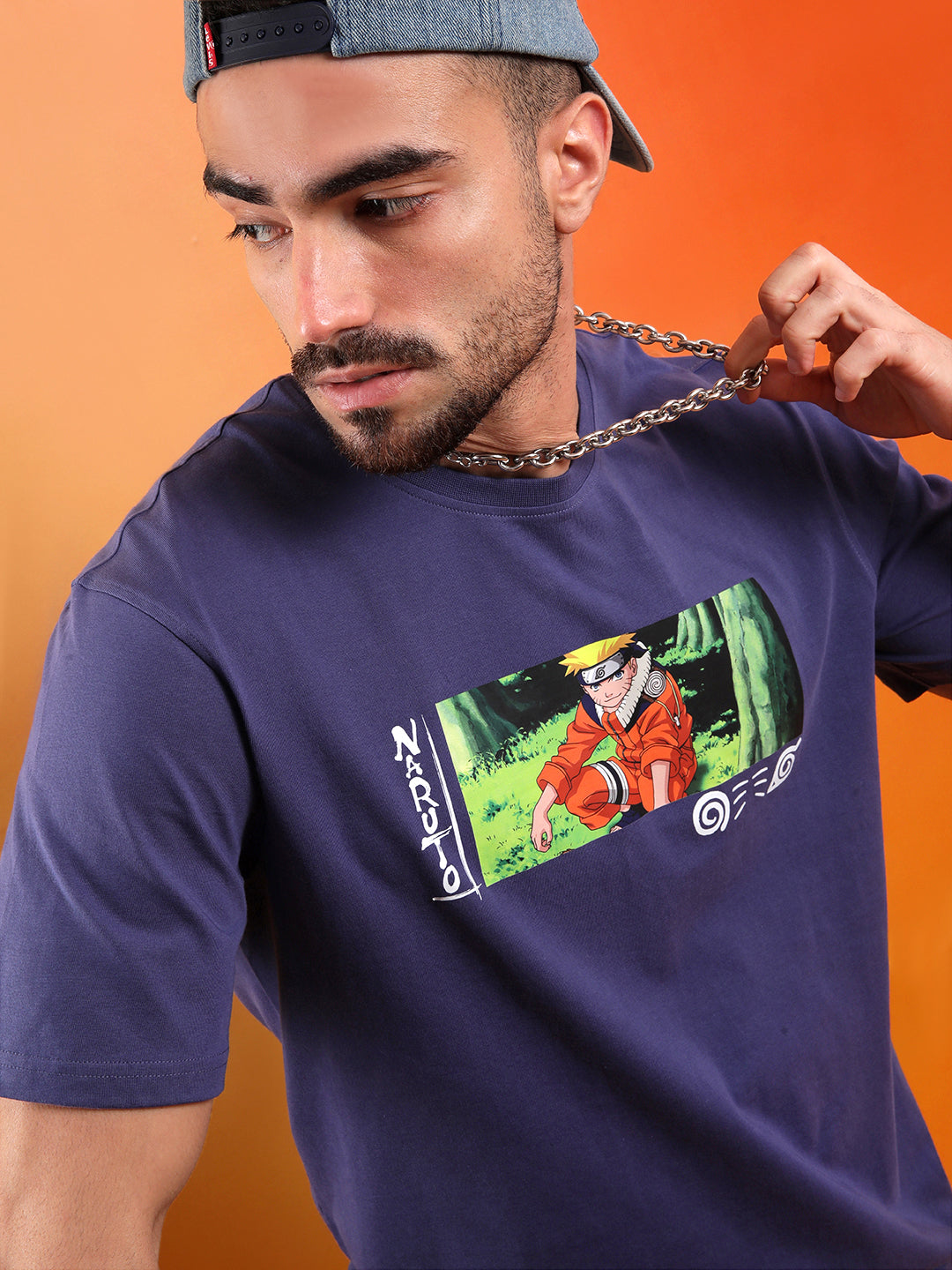 Violet Printed Naruto T-Shirt