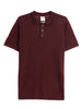 Solid Wine Casual T-Shirt