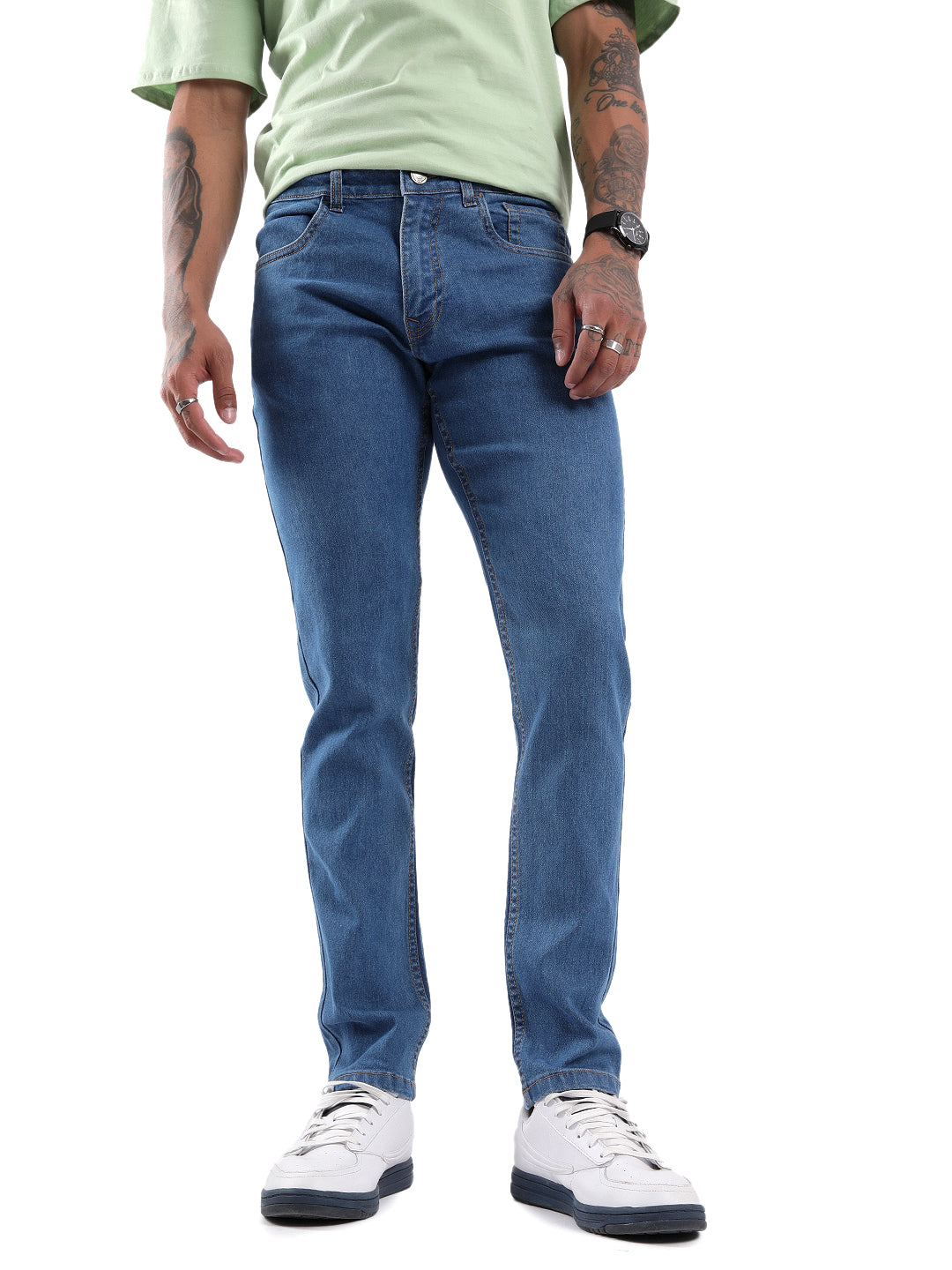 Classic Blue Twilled Jeans