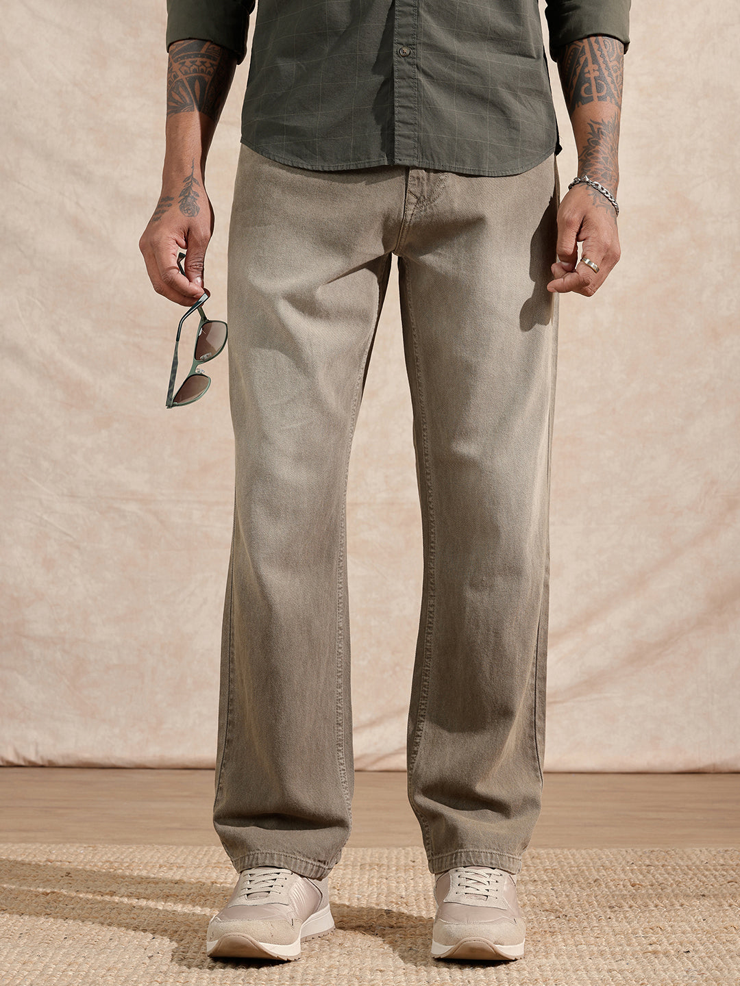 Cut & Sew Polo T-Shirt | Off White