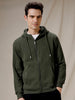 Solid Snug Olive Hoodie