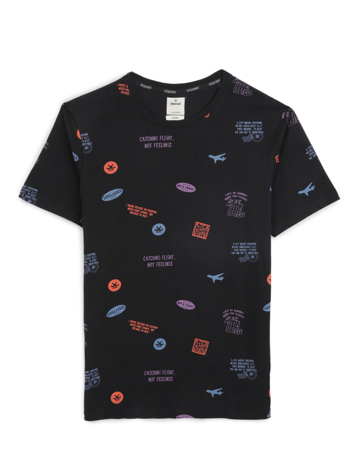 Classic Black AOP T-Shirt