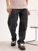 Loose Fit Washed Denim Jeans | Grey