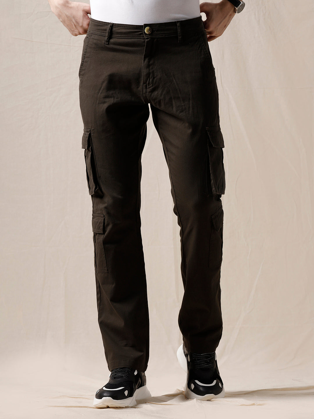 Classic Olive Cargo Trousers