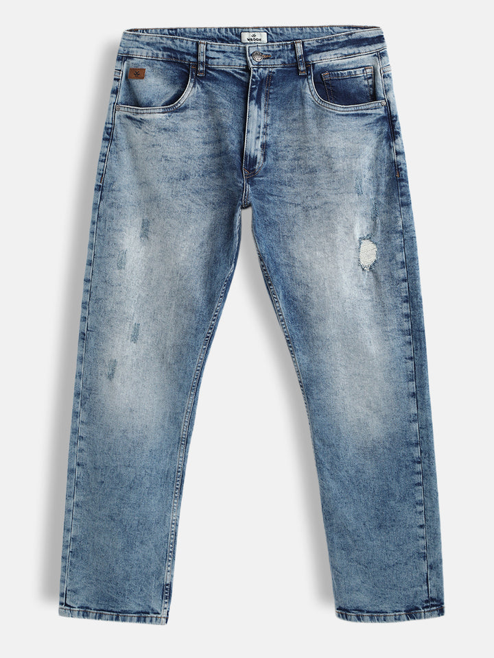 Vintage Washed Anti Fit Jeans | Blue