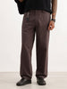 Solid Loose Fit Trouser | Dark Grey