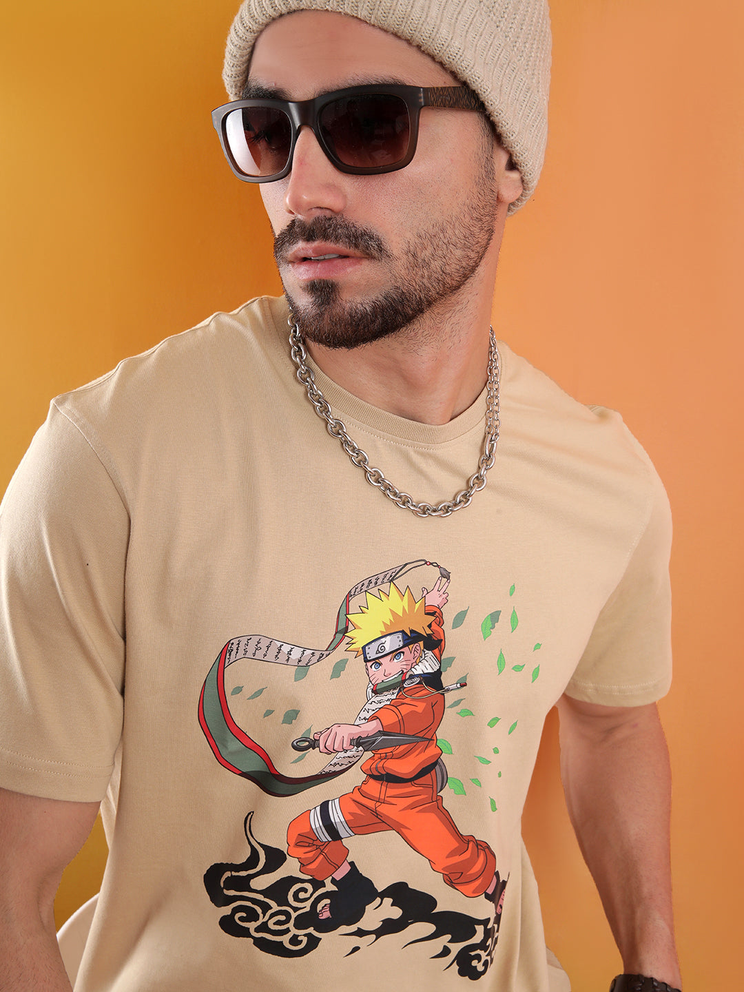 Summoning Scroll Beige Naruto T-Shirt