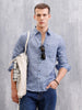 Solid Full Sleeve Regular Fit Shirt | Blue
