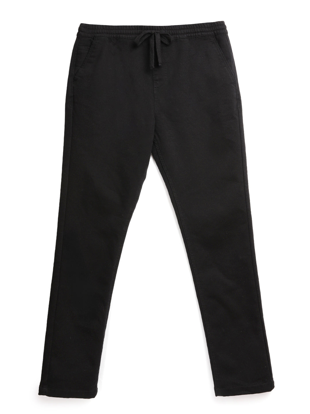 Apex Black Solid Jogger