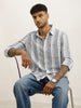 Classic Slim Fit Striped Shirt | White
