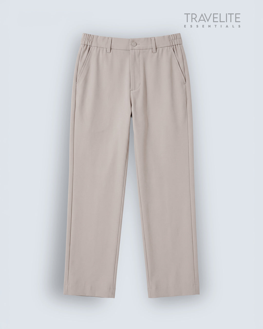 Travelite Straight Fit Trousers | Essential |  Khaki