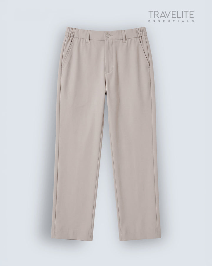 Travelite Straight Fit Trousers | Essential |  Khaki