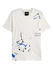 Paint Splash Printed White T-Shirt