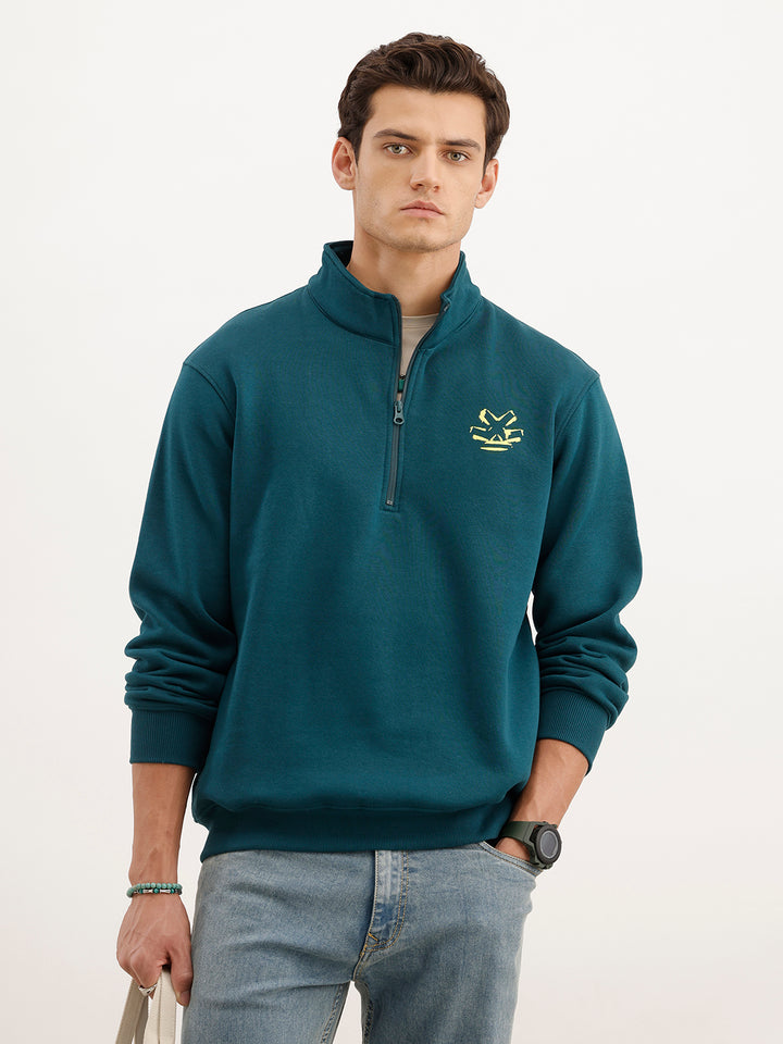 Comfort Fit Sweatshirt  | Dark Green