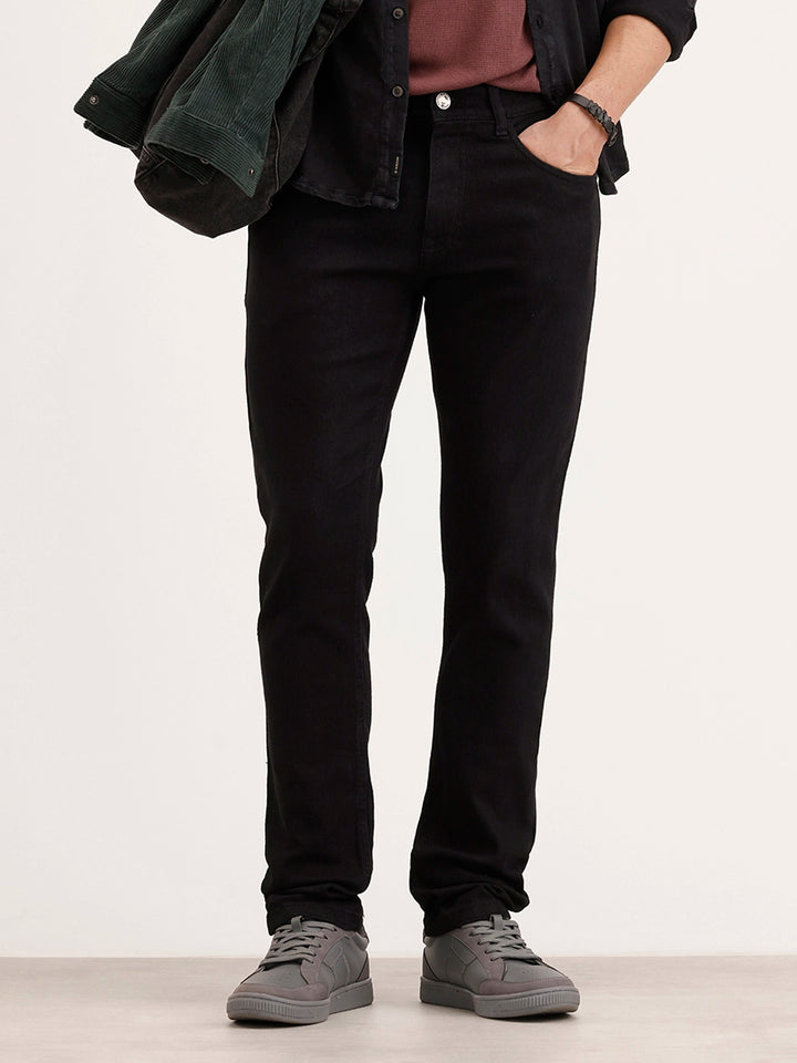 Slim Fit Denim Jeans | Black