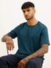 Slim Fit HD Printed T-Shirt | Teal
