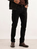 Solid Slim Fit Denim Jeans | Black | WUJN2857MF