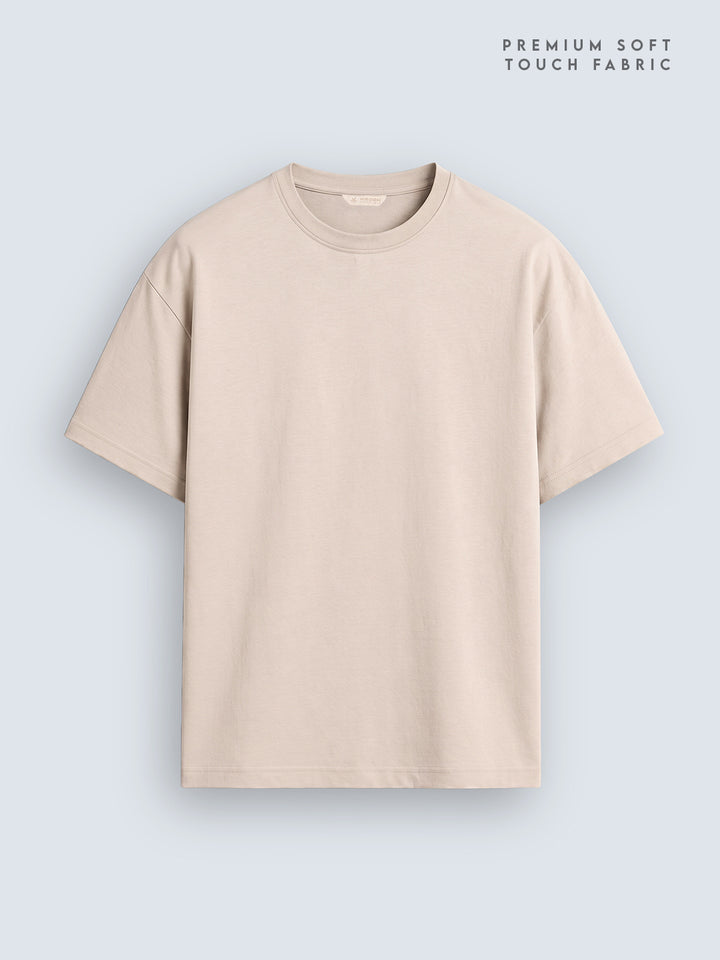 No Brainer Bounce Oversized T-Shirt | Essential | Beige