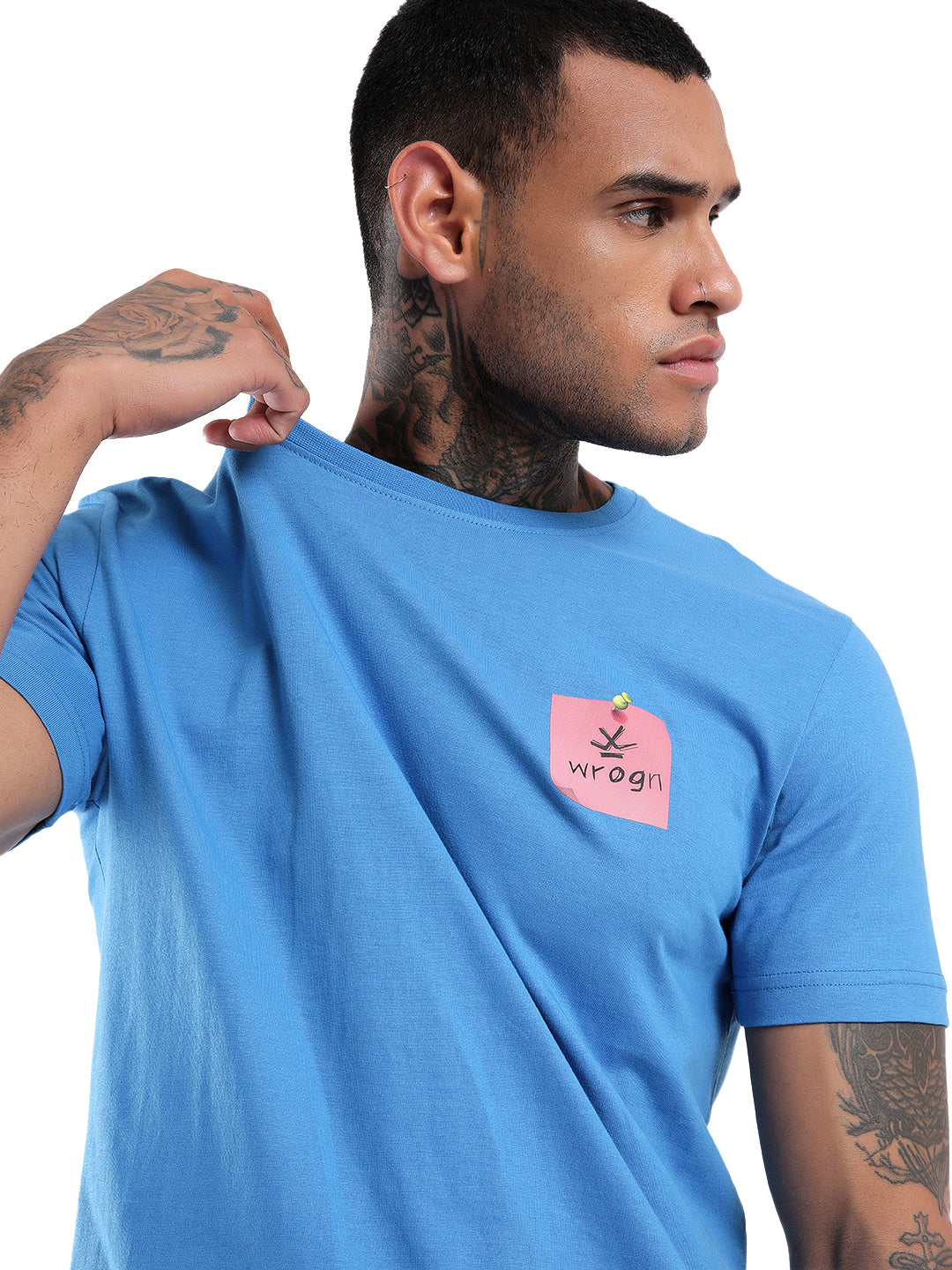 Sticky Note Printed T-Shirt