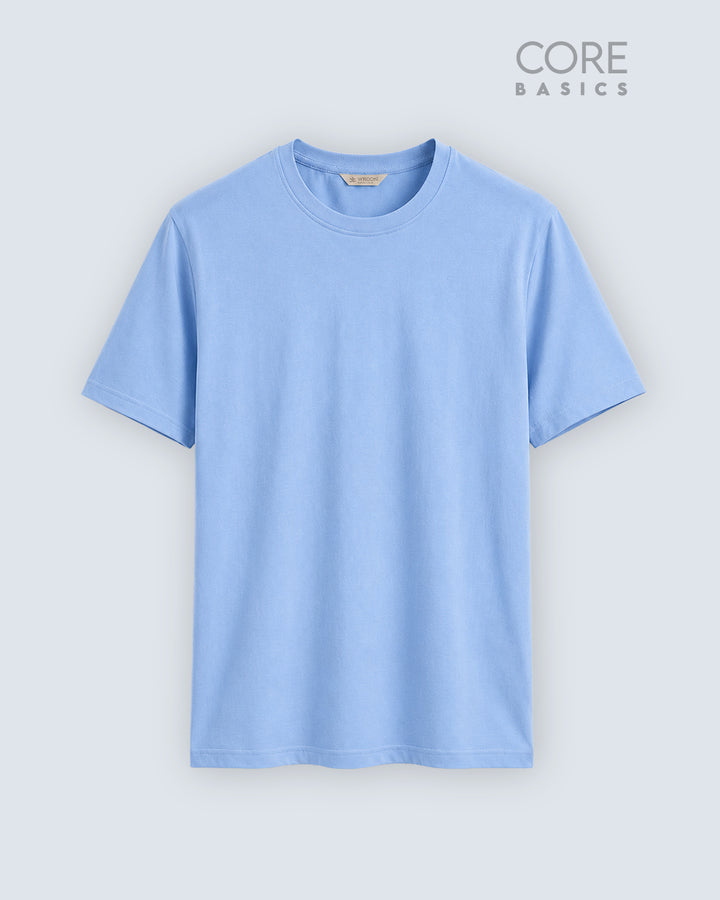 Core Basics Regular Fit T-Shirt | Essential | Light Blue