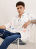 Regular Fit AOP Full Sleeve Shirt | White | WOSH0438M