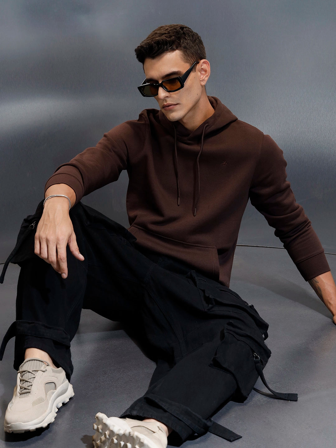 Men's Casual Slim Fit Hooded Sweatshirt | Green